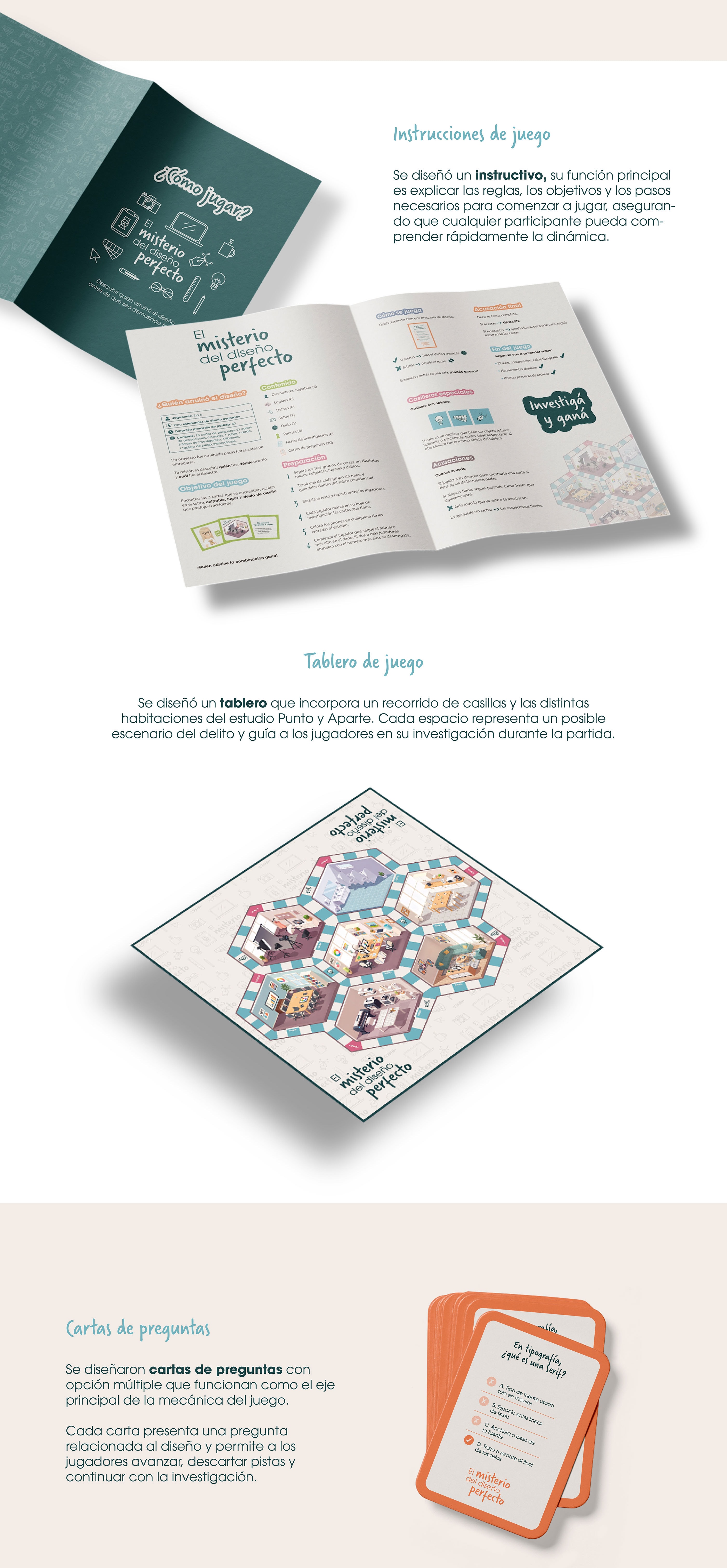 El misterio del diseño perfecto - Juego didáctico